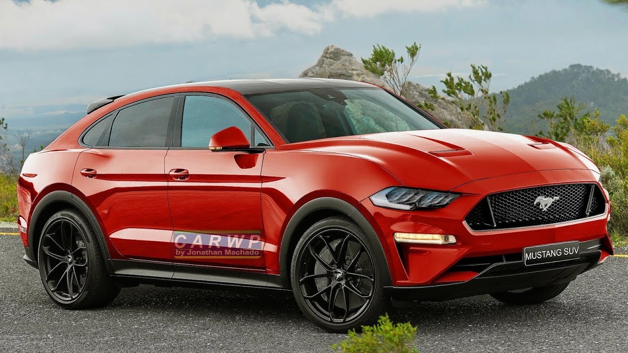 Render Ford Mustang Suv Electric Vehicle Ev