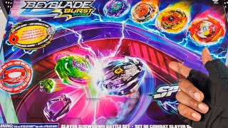 Slayer Showdown Battle Set Unboxed l The Stadium Is Awesome Qr Codes For 6 Max Level Beyblades