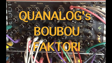 Quanalog instruments - Boubou BEST EURORACK PERCUSSION MODULE? /with Faktori (1)