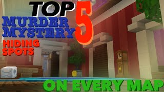 5 Hiding Spots in Every Murder Mystery Map On The Hive!