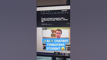 Gemini AI Chatbot threatens student! 😮 #gemini #ai #google