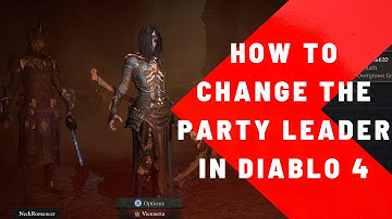 How to promote someone to party leader in diablo 4