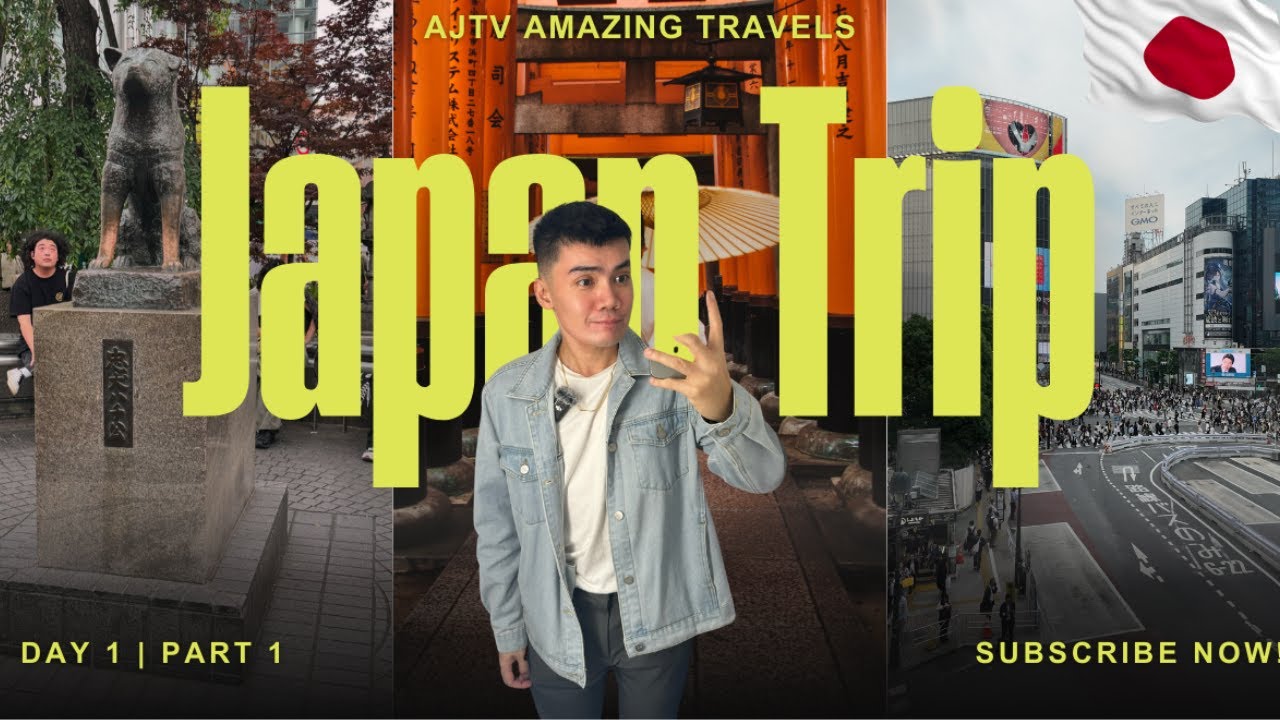 JAPAN Vlog Day 1 TOKYO P1: NAIA to Narita Airport | Capsule HTL | Shibuya Crossing | Hachiko Square