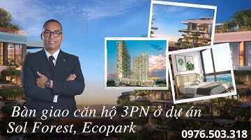 Bàn giao căn hộ 3PN có view triệu đô giá chỉ 4,2 tỷ tại dự án Sol Forest Ecopark
