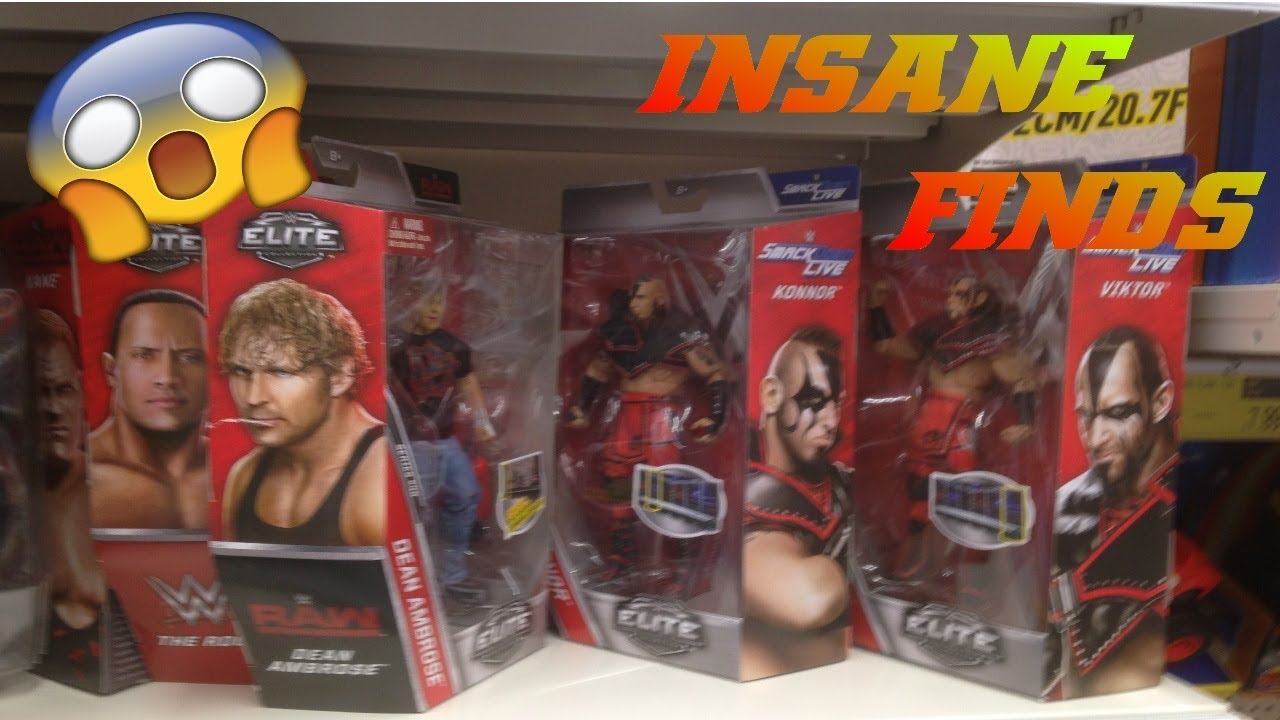 WWE Figure Hunt in B\u0026M Bargains 