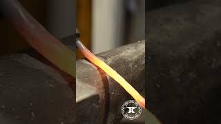 Forging a Rose Stem #shorts