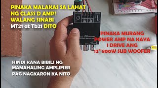 Solusyon para di agad masira 502MT mini amp, Sound Check on D12 800w Car Subwoofer? kayangkaya! by Berto DIY 2,745 views 7 months ago 6 minutes, 17 seconds