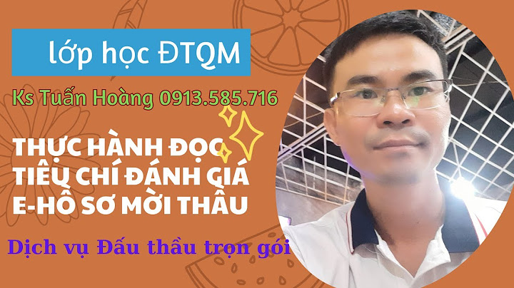 Tiêu chí đánh giá dự thầu