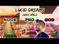 Juice WRLD - Lucid Dreams - Noob vs Pro - God (Fortnite Music Blocks) #shorts