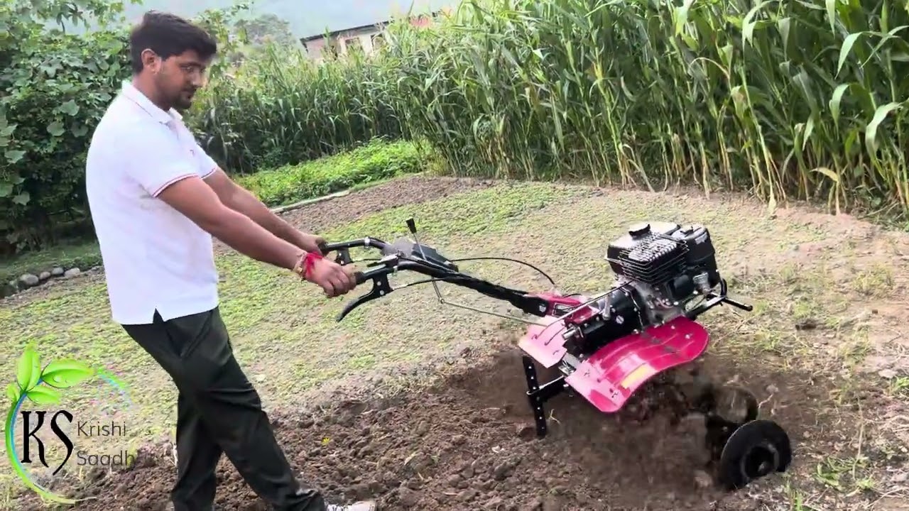 How to operate power weeder ( power weeder kaise operate karen) #powerweedermachine #agriculture