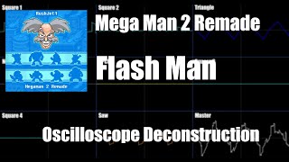 Mega Man 2 Remade - Flash Man - Oscilloscope Deconstruction @AverageJoeMama