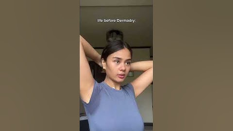 The Dermadry difference ☀️ Your solution for sweaty underarms! 💦