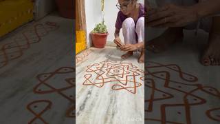 Morning vibes #shortsfeed #mellikamuggu #indianart #yt #trending #kolam #easyrangoli #easykolam