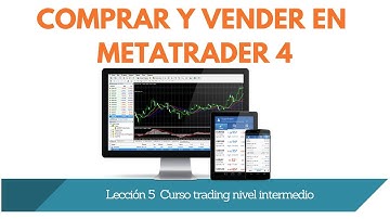 COMPRAR Y VENDER EN METATRADER 4. Lección 6 Curso trading nivel intermedio. www.tutrader.com