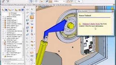 Solid Edge v20: Sensors and Variable Limits