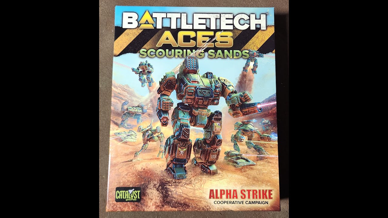 BattleTech: Aces Scouring Sands Alpha Strike Boxset - YouTube