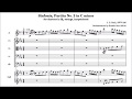 Sinfonia, Partita No. 2 in C minor, BWV 826 (orchestration)
