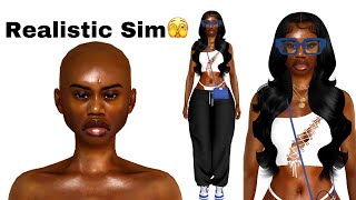 THE SIMS 4 CAS | REALISTIC SIM? | ALPHA/URBAN CC‼️