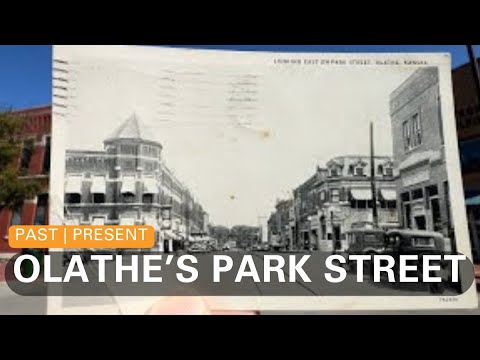 The Johnson County courthouse and an interurban railroad kept Olathe busy in the 1920s
