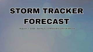 Storm Tracker Forecast- Monday Afternoon (8/3/2026)
