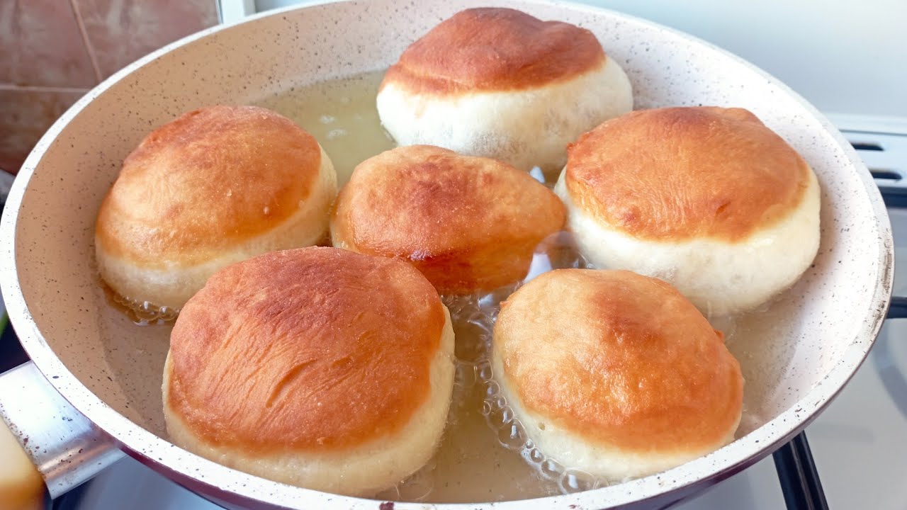 Gogoși pufoase și goale în interior, rețeta originală veche / donuts recipe !!