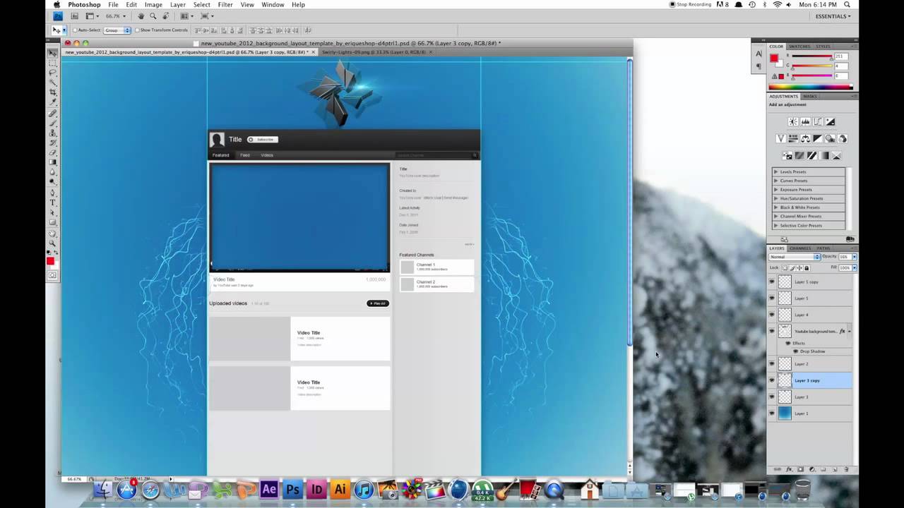 'SICKasFRITZ' GFX competition, Emerald Youtube design