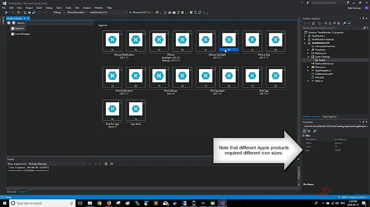 MUST SEE  60 Seconds Xamarin Tip - iOS App Icon Change