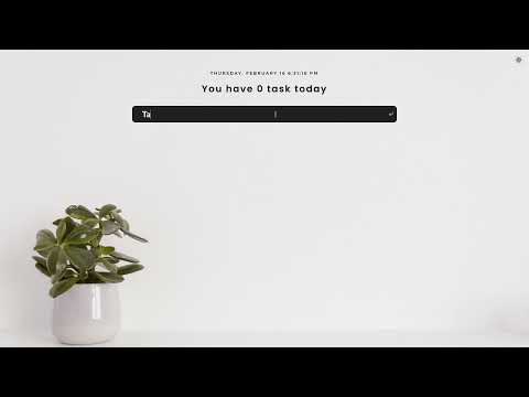 MinimaList: Minimal New Tab Todo List video preview 2