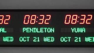 BRG Precision Products 6673R 8 Zone Programmable Time Zone Clock
