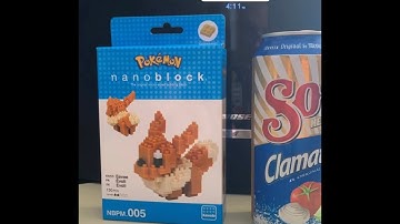 #Nanoblock #Pokémon #Eevee time-lapse built