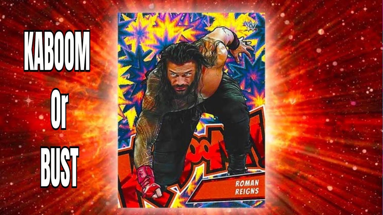 2023 PANINI REVOLUTION WWE      Trading Cards   KABOOM-HUGE HITS