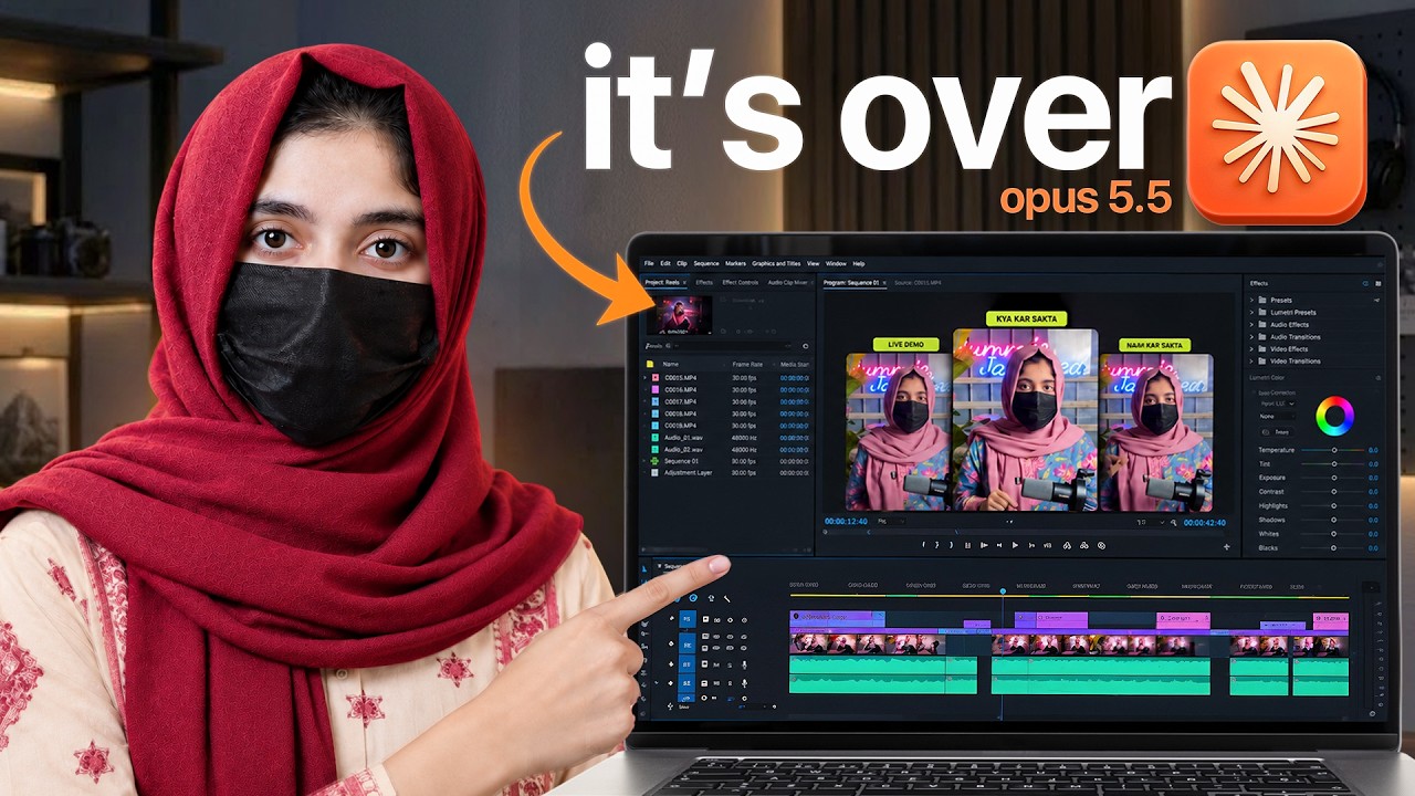 Claude Opus 5.5 Edited This ENTIRE Video In 5 Minutes 🔥