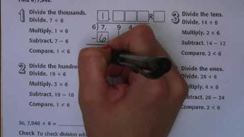 5th Grade: 3.8 - Divide Three-and-Four-Digit Dividends