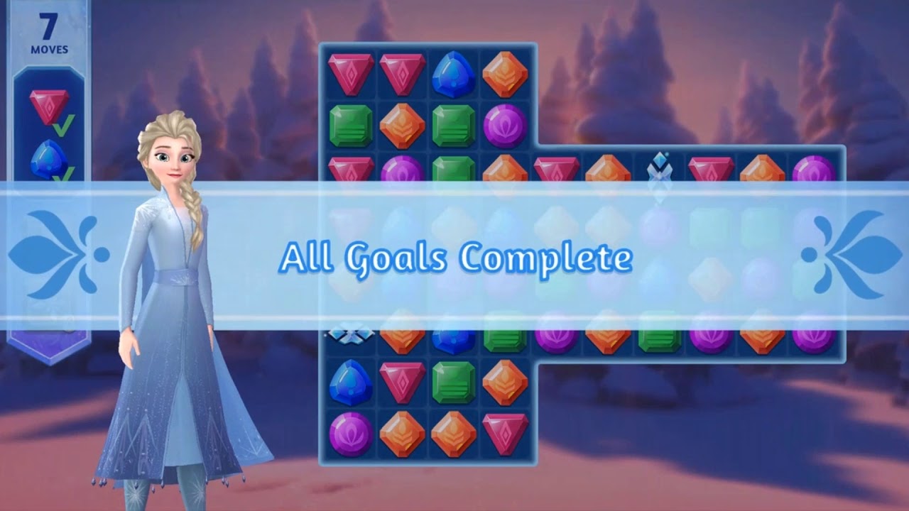 Disney Frozen Adventures A New Match 3 Game Gameplay Android Games