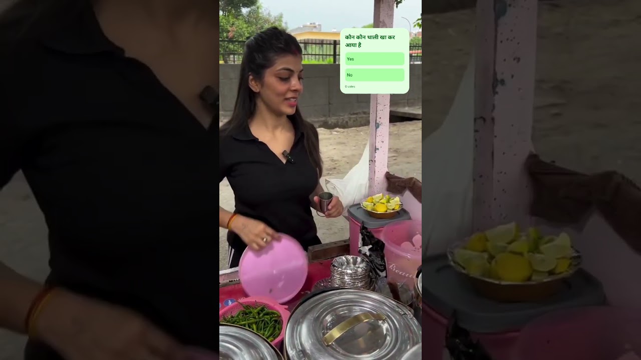 Scam hai kya 🤯 🤥? "Noida Ki Bhabhi ₹60 Mein Khila Rahi Thali  Sach Ya Scam? 🤥" 