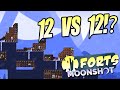 12 Forts VS 12 Forts - Forts Multiplayer Gameplay