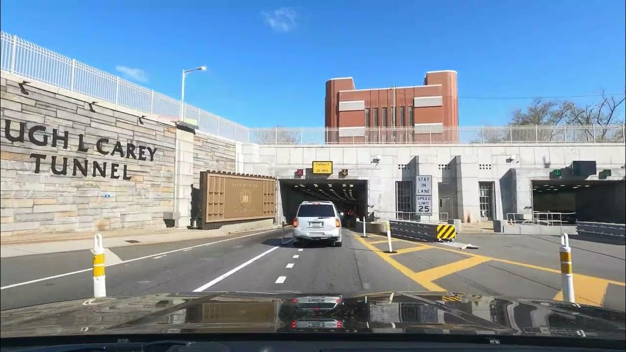 Driving in NYC from Hugh L. Carey Tunnel to Uber Greenlight, Bronx