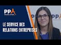 Ppa  prsentation du service des relations entreprises