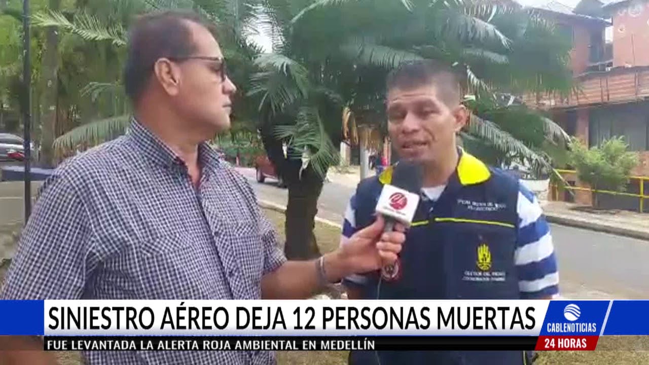 Al menos 14 personas muertas deja accidente aéreo en el Meta