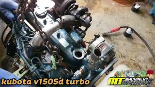 ⛔️เครื่องยนต์ดีเซล kubota 4สูบ v1505d turbo 1.498l 42 แรงม้า #kubota #รถไถ