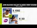 Donna vekic vs misaki doi  2019 silicon valley classic first round  wta highlights