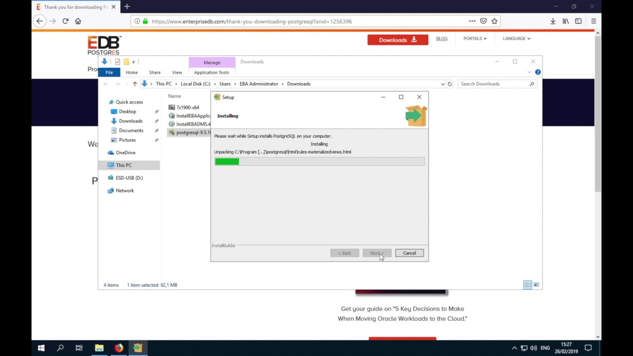 postgresql install postgresql install