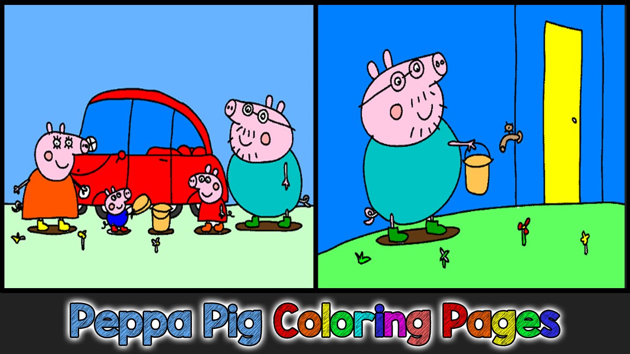 Peppa Pig Coloring Pages For Kids Peppa Pig Coloring Games Peppa Pig Coloring Book Part 08 Peppa Pig Coloring Pages Coloring Books Coloring Pages For Kids