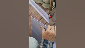 Mẹo cắt tấm nhựa Nano ốp tường chỉ với dao rọc giấy ! #tamnhuagiago #tamnhuaoptuong #tamoppvc