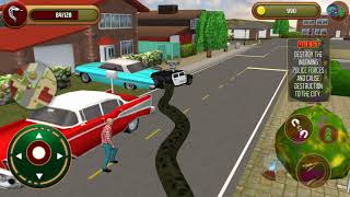 Angry Anaconda Snake City Attack Simulator #1 - Android Gameplay screenshot 4
