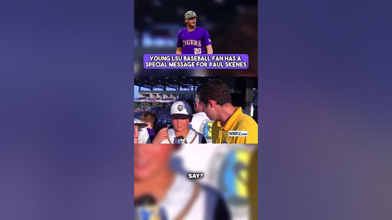 This kid had a special message for Paul Skenes 🤣🐐⚾️ • #baseball