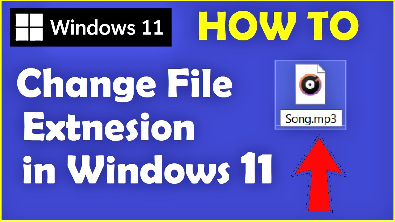 How to Change a File Extension in Windows