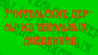 Учительские перлы из школьных дневников. Учительские перлы из школьных дневников.