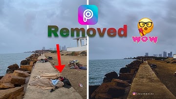 How to remove person/objects from photo in Picsart | How to use clone tool in Picsart #picsart