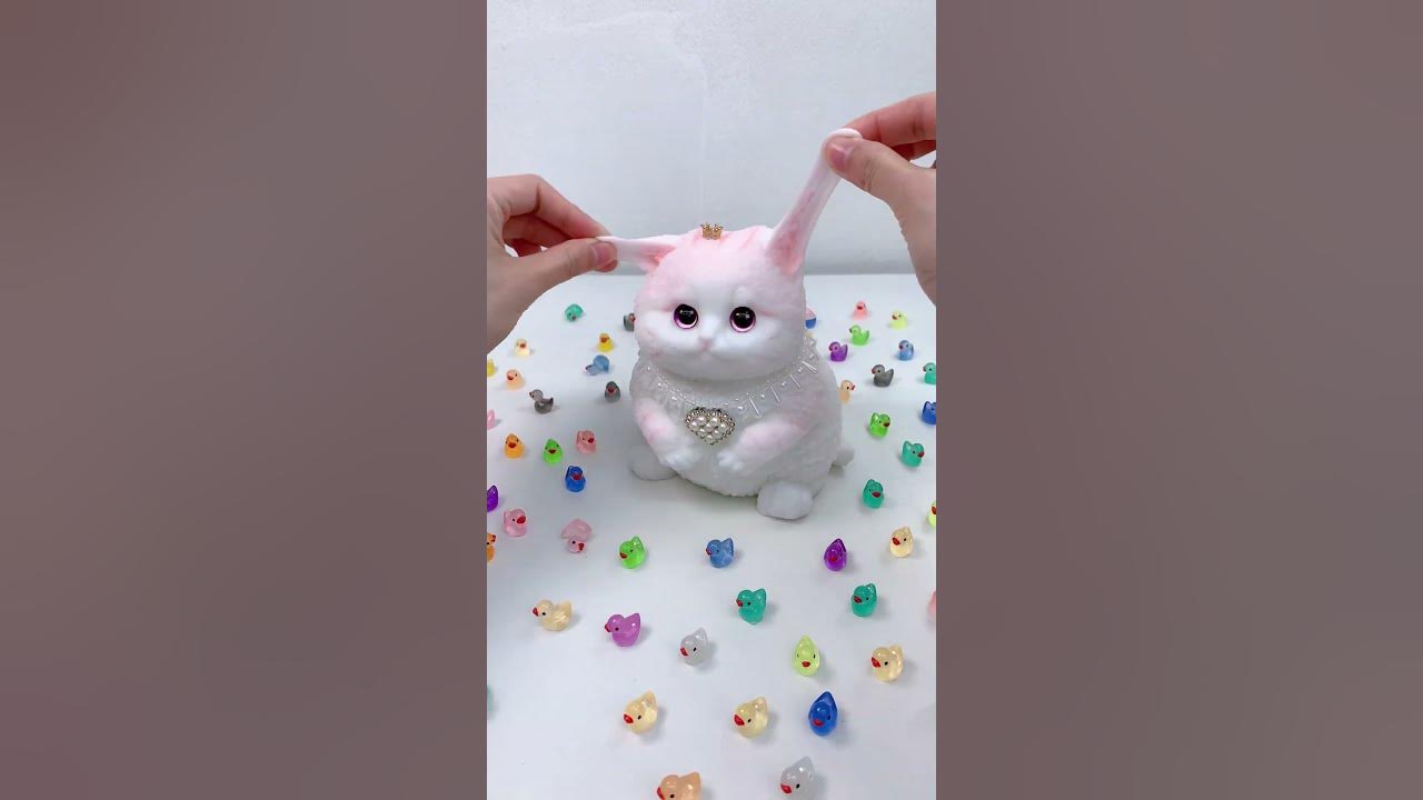 FUFUSQUISHY ASMR 🐈🐈Giant Pink Cat